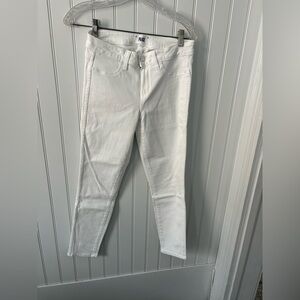 PAIGE White Skinny Ankle Jeans for Women